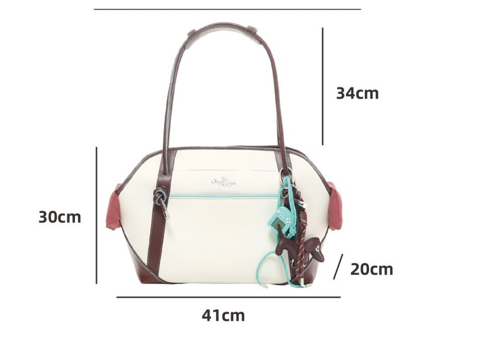PawsCube Minimalist Pet Tote: Airline-Approved Small Dog Bag with Detachable Cushion, Stylish & Functional